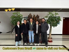 Dây chuyền sản xuất thức ăn cho mèo và thức ăn cho thú cưng tự động, khách hàng đến từ Brazil