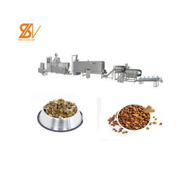 Máy làm thức ăn cho chó bằng thép không gỉ hoàn toàn tự động với điều khiển Plc