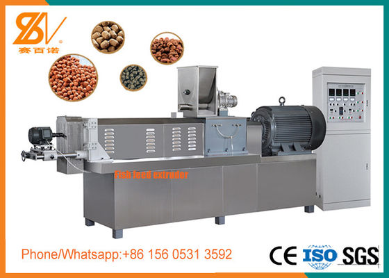 Range Floating Sinking Fish Feed Extruder Machine Capacity 100-3000KG/H