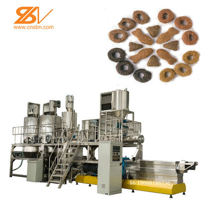Máy xăng hạt thực phẩm cho chó có vít kép 150-5000 Kg/h Công suất
