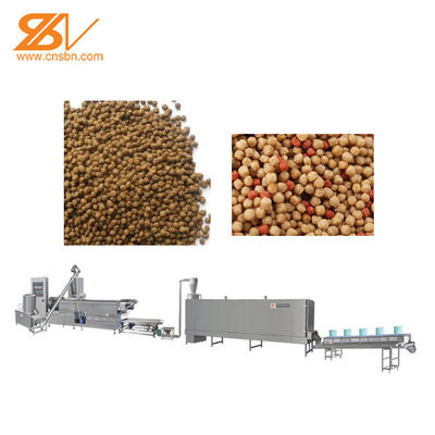Công suất lớn Twin Screw cá Extruder máy pellets cá