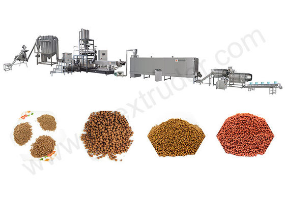 Máy chế biến thức ăn cho cá được thiết kế để tiêu thụ ít lao động và tiết kiệm năng lượng trong khi sản xuất thức ăn cho cá nổi và chìm