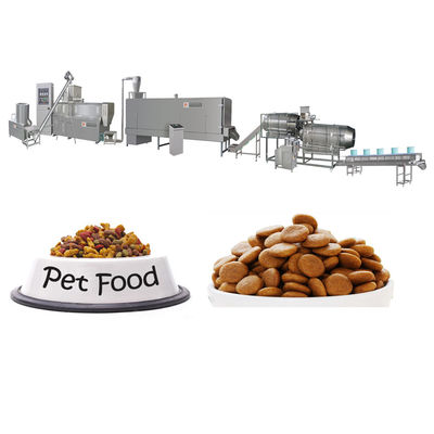 Siemens Motor Multi Functional Cat Food Production Line thép không gỉ