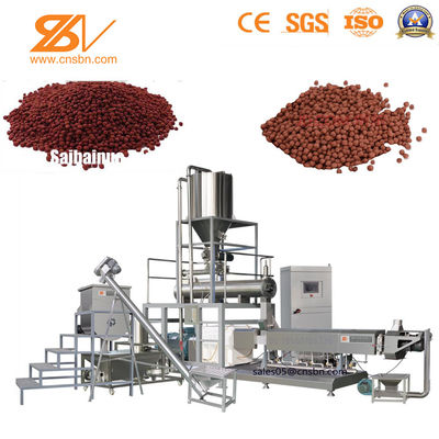 Máy đùn thức ăn cá SLG135 máy làm thức ăn cá trục vít đôi
