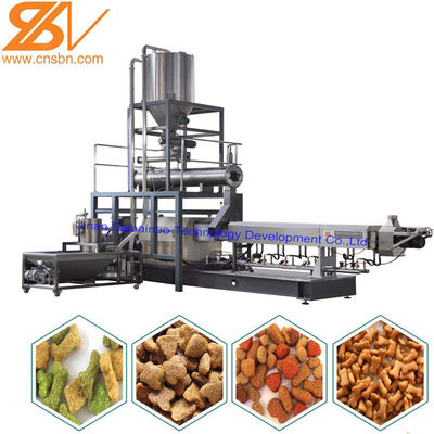 Dry Wet Type Dog Food Processing Equipment Extruder dây chuyền sản xuất