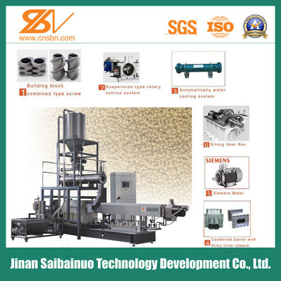 Nhà máy chế biến thức ăn cho thú cưng dạng viên khô ướt bằng máy đùn cho thức ăn chó