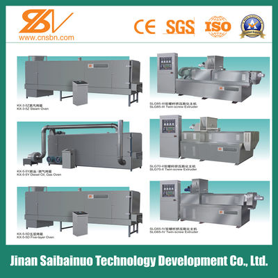 Nhà máy chế biến thức ăn cho thú cưng dạng viên khô ướt bằng máy đùn cho thức ăn chó