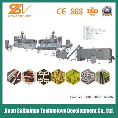 Dây chuyền sản xuất đùn kẹo cao su cho chó Nhai điện Năng lượng ABB Inveter