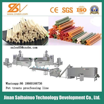 Dây chuyền sản xuất đùn kẹo cao su cho chó Nhai điện Năng lượng ABB Inveter