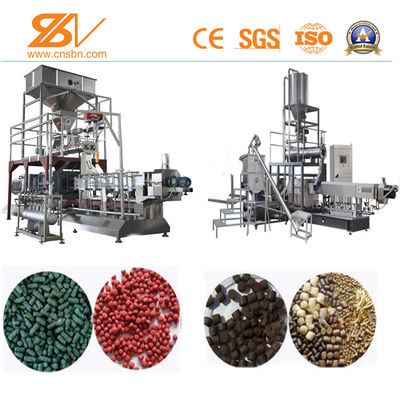 SLG95 Larage Capacity Floating Fish Feed Making Extruder Production Line