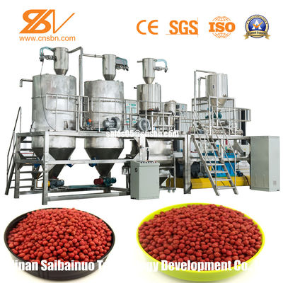 Thiết bị chế biến thức ăn chăn nuôi nổi loại khô ướt / Máy cho cá ăn 1-5T/H