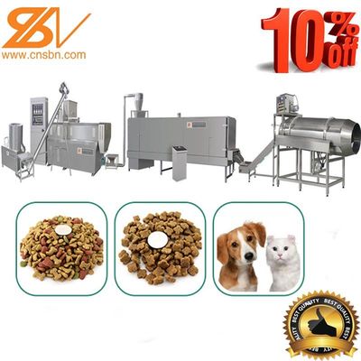 Cá chim thỏ thức ăn chó mèo vật nuôi thực phẩm máy extruder / máy chế biến / nhà máy / dây chuyền sản xuất
