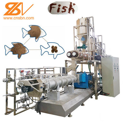 Máy chế biến thức ăn cho cá được thiết kế để tiêu thụ ít lao động và tiết kiệm năng lượng trong khi sản xuất thức ăn cho cá nổi và chìm